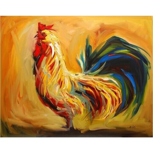 Diy diamond embroidery diamond painting cross-stitch Abstract rooster home decoration full square rhinestone mosaic picture