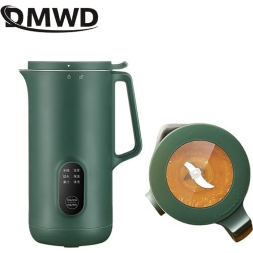DMWD 350ML Automatic Filter-free Soy Milk Machine Electric Blender Mini Juicer Rice Paste Mixer Multifunction Juice Maker 220V