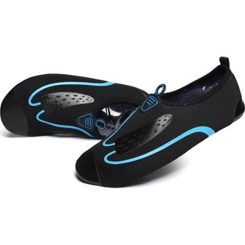 Lovers Swimming Fishing Aqua Shoes Slip on Hollow Out Mesh Fabric Breathable Beach Shoes Men Quick Dry Upstream Water Shoes