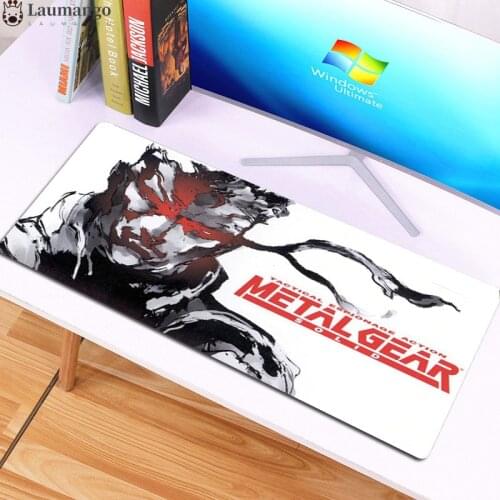 Metal gear solid MousePad extended Locking Edge Speed contro Game Gamer Gaming Mouse Pad Soft Laptop Notebook Mat