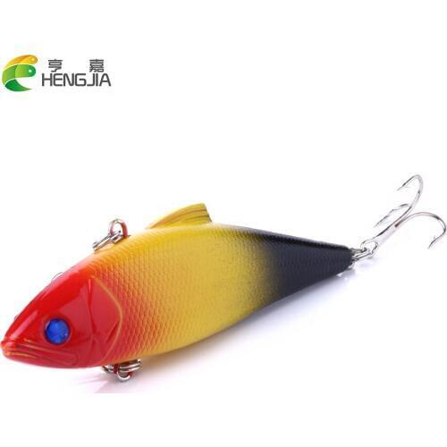 HENGJIAS 1pc isca artificial 8.5cm/11.2g vibrator fishing lures swiming baits wobbler carp fishing pesca fishing tackles