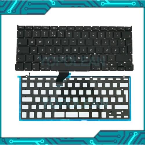 New A1502 Keyboard Norwegian Norway with Backlight For Macbook Pro Retina 13" a1502 2013 2014 2015 Year
