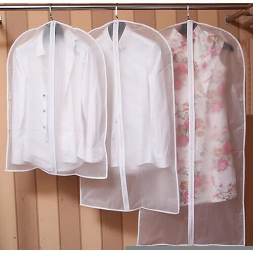 Dress Suit Covers Garment Protection Overcoat Dustproof Plastic Storage Bag