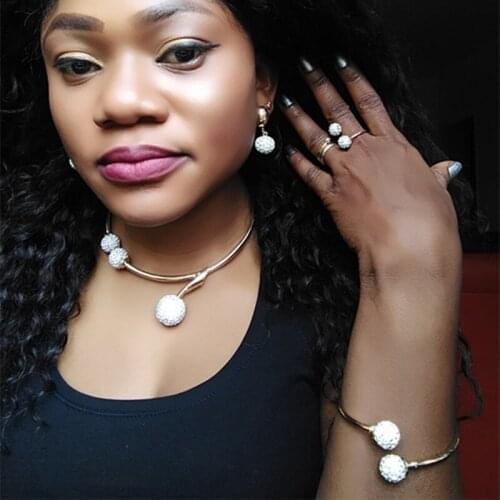 Fani quality statement designer jewelry set Dubai Gold Color jewelry Set Brand Wedding woman accessories jewelry set Wholesale