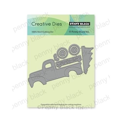 Metal Cutting Dies Christmas car Stencils New for DIY Scrapbooking Album Embossing Paper Card Crafts Template