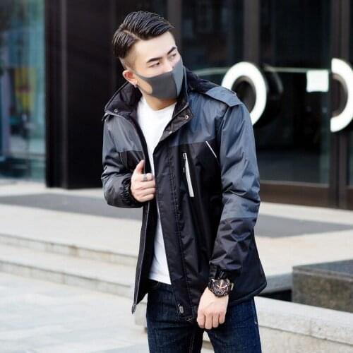 Winter Warm Parkas Mens Large Size 4XL Plus Velvet Thick Jacket Mens New Windproof and Cold Resistant Leisure Parkas Jacket