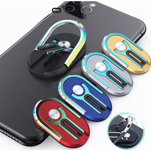 2021 New 2 In 1 Universal Multipurpose Mobile Phone Bracket Holder Stand 360 Degree Finger Ring Car Phone Mount Stand Holder