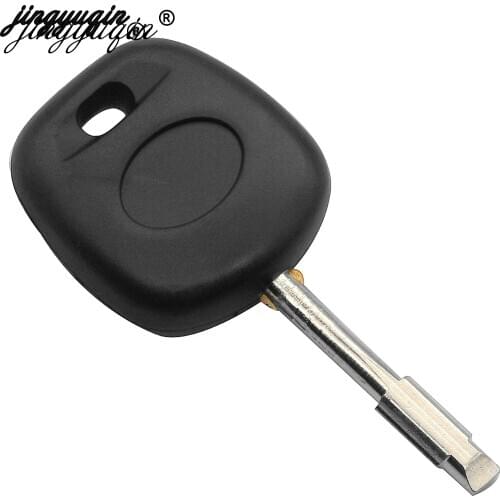 Jingyuqin New Uncut Blade Transponder Car Key Shell For Ford Ford Focus Mondeo Ka JMC Jaguar Transit Connect with Chip Groove