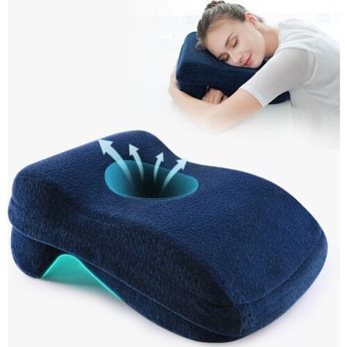 Memory Foam Nap Pillow For Travel Headrest Neck Support Cushions Office Rest Lunch Break Pillow Orthopedic Student Desk Sleeping