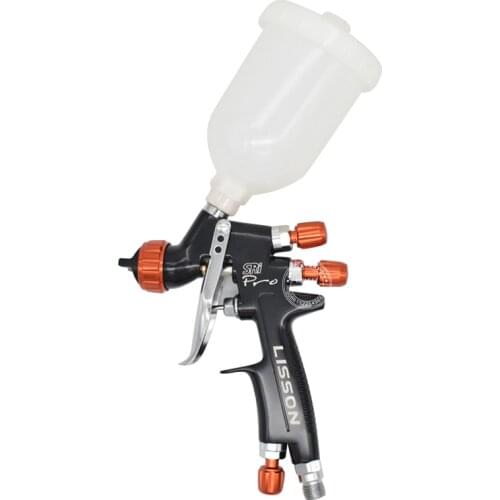 Lisson Mini Spray Gun 250 Capacity 1.2 Caliber Automobile Repair Small Pneumatic Topcoat Formaldehyde Removal Furniture Sprayer