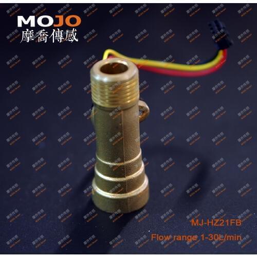 Flow Meter MJ-HZ21FB(5pcs/lot) 1/2'' Diameter Water Heating Plastic Hall Flow Sensor