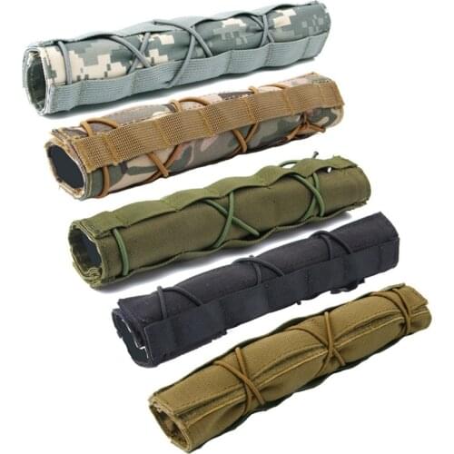 Airsoft Military Shooting Tactical Silencer Quick Release Cover Shooting Muffler Baffler Protector