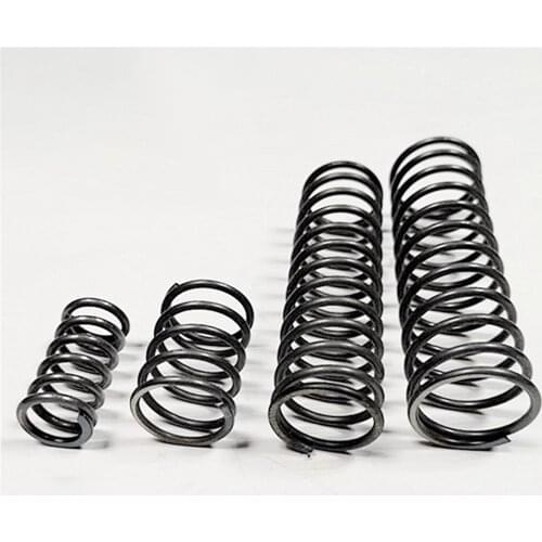 1x7mm Compressed Springs, 1mm Wire Diameter x 7mm Outer Diameter x (5-50)mm Free Length, Spring Steel Extension Spring, 10PCS