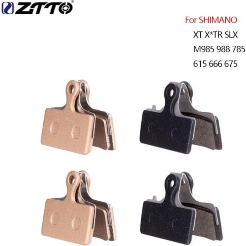 ZTTO 4 Pairs MTB Bike Resin/Full metal Brake Pads For XT SLX M975 M966 M965 M800 M775 M765 M665 M596 M595 M06 Disc Brake pad