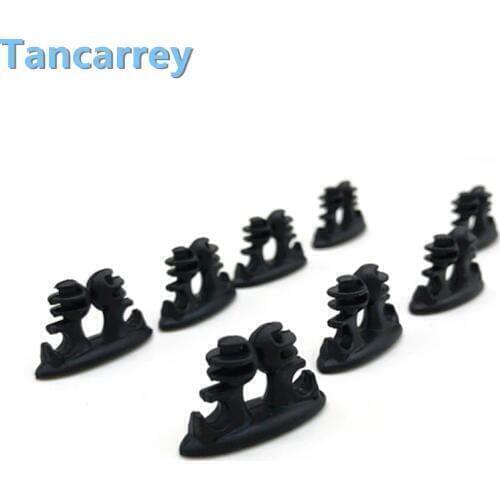 High quality 8Pcs Car Wire Tie Clip Fixer sticker for Suzuki Grand Vitara 2016 Sx4 swift jimny Hyundai Solaris Verna Tucson Ix35