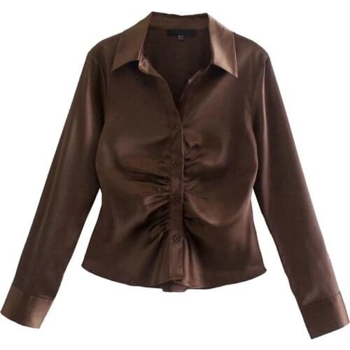 Yenkye Brown Blouses