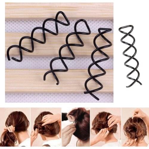 1/5Pcs Shape Fixed Hairpins For Women Girl Hair Headwear Accesso Invisible Buns Curling Hair Clips Hair Styling Tools