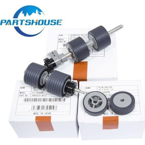 1Sets Original new Pickup brake roller PA03575-K011 PA03575-K013 PA03575-K012 for Fujitsu fi-6800 fi-6400 Separation roller kit