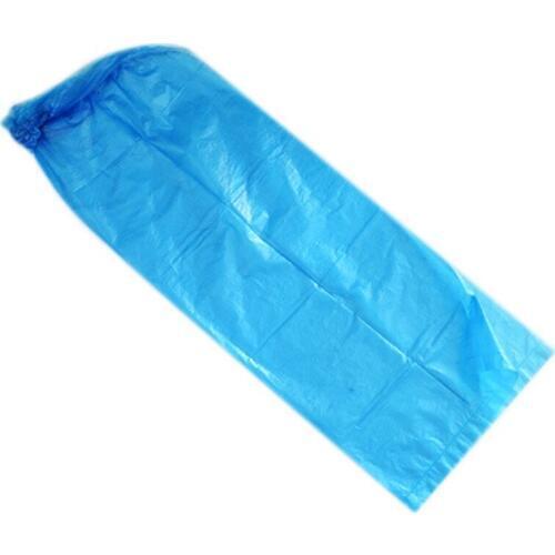 1Pair Durable Waterproof Thick Plastic Disposable Rain Shoe Covers High-Top Boot