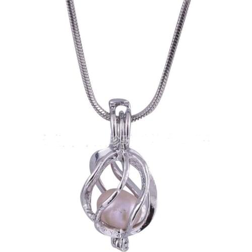 2017 Fashion twisted Necklace Pendant Animal Cage Pendant wholesal