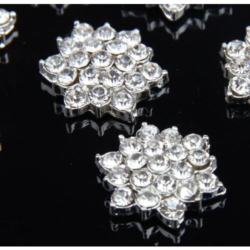 50pcs/lot Girl Rhinestone Decoration Accessory Flat Back For Girls Headband Clips Freeshipping PJ04