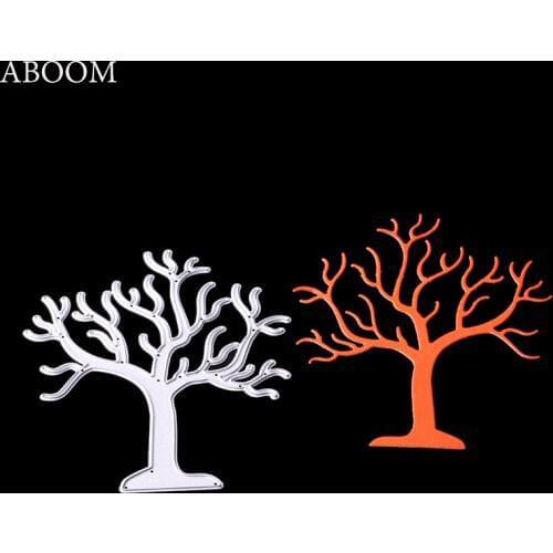 ABOOM New 1PC Christmas Tree Metal Cutting Dies For Scrapbooking DIY Album Cards Decoration Embossing Folder Craft Die Cut