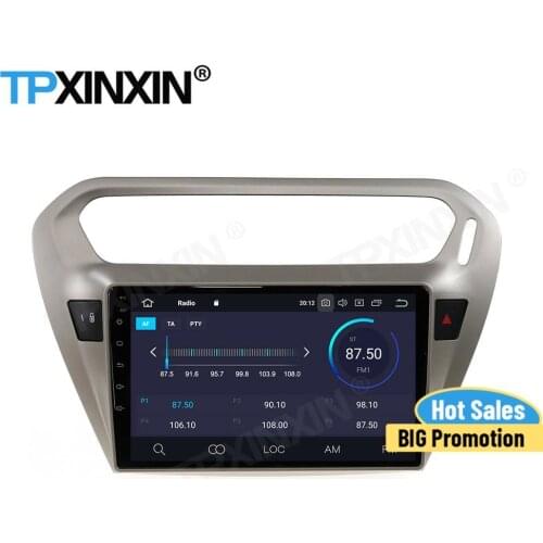 360 Cameras Car Radio Stereo Receiver Android For Peugeot 301 2008 2009 2010 2011 2012 2013 2014 GPS Player Auto Audio Head Unit