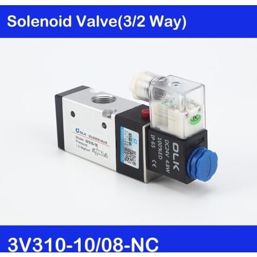 Free Shipping High Quality Solenoid Valve Body 3V310-10-NC Normally Close,3/8" , 3 Port 2 Position 3/2 Way Pneumatic Valve