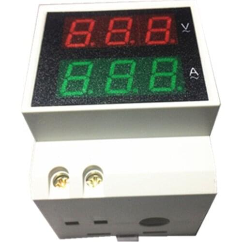 Digital LED AC Voltmeter Ammeter AC200-450V AC0-100A Voltage Current Meter Dual Display Panel Energy Meter Tester Monitor