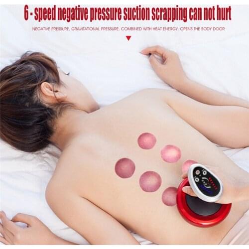 Electric Cupping Massage Guasha Suction Scraping Massager Body Device Negative Pressure Meridian Dredge Body Slim Physiotherapy