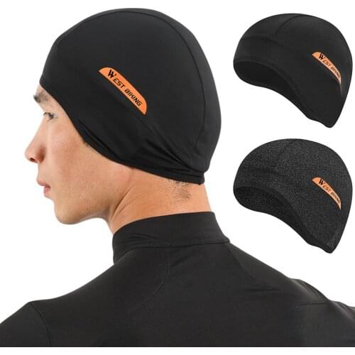 Ice Silk Inner Cap Cooling Skull Cap Helmet Liner Cycling Beanie Breathable Sweat Wicking Cap Quick Dry Cap For Cycling Running