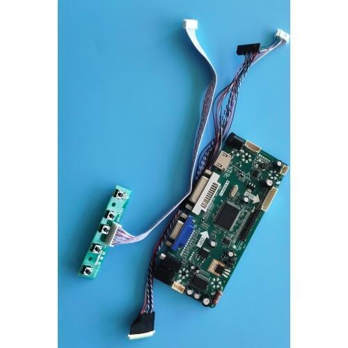 Kit For B156XW03 V2 1366X768 DVI Audio Panel Screen LCD LED Controller board DIY 2019 Driver 15.6" VGA HDMI AUO display