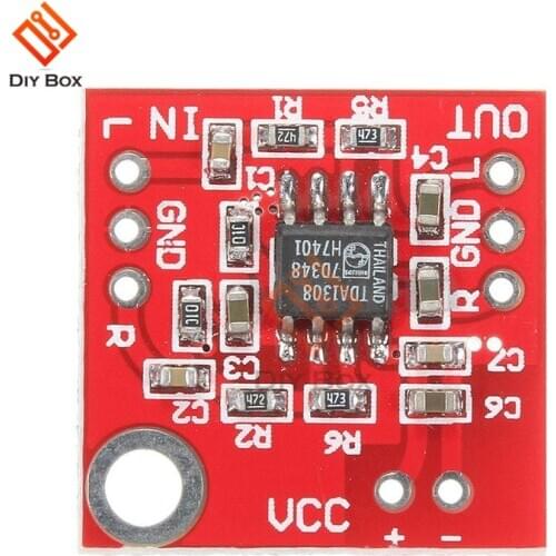 Mini TDA1308 Headphone power Amplifier Board module Audio Preamplifier 3V-6V Class A Class B Stereo Sound Board Low Power AMP