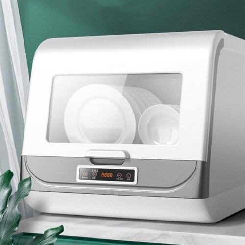 JRM0522 Large Capacity Automatic Dishwasher Household Commercial Mini Desktop Dish-washing Machine Installation Free Bowl Brush