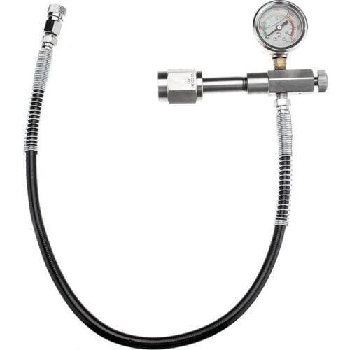 New Arrival CGA347 Nut SCBA Paintball Fill Station HPA PCP Charging Adapter With 24-Inch Microbore Hose Max 5000 PSI Pressure