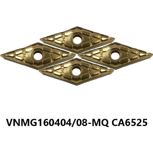 Original VNMG160404 VNMG160408 MQ CA6525 VNMG 160408 160404 VNMG1604 Turning Tools Carbide Inserts CNC Lathe Cutter
