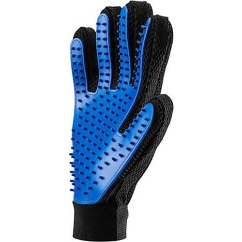 Cats Hair Removal Gloves Mitts Rabbit Cat Accessories Cat Grooming Supplies Scrub Massage Brush Anti-Scratch Bite Protect Hand