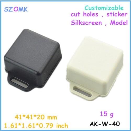 Plastic box case electronic project box for Diy housing (10 pcs) 41*41*20mm enclosures for electronics plastic case plastic case