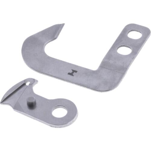 Movable Knife S02375001 Fixed Knife S02374001 Used For Brother BAS-326 Sewing Machine