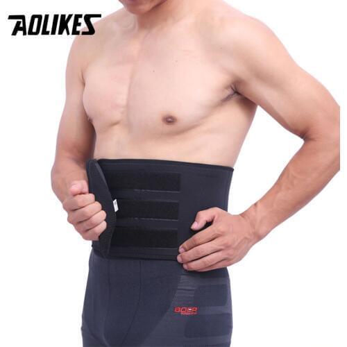AOLIKES 1PCS Waist Support For Belts Belt Lumbar Brace Breathable Back Therapy Absorb Sweat Fitness Sport Protective Gear