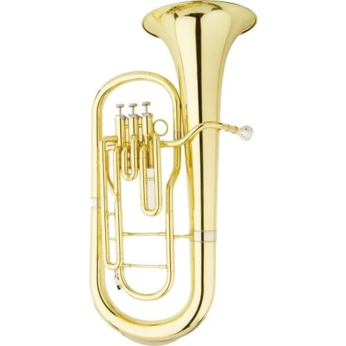 Intermediate grade Gold lacquer brass body Baritone horn