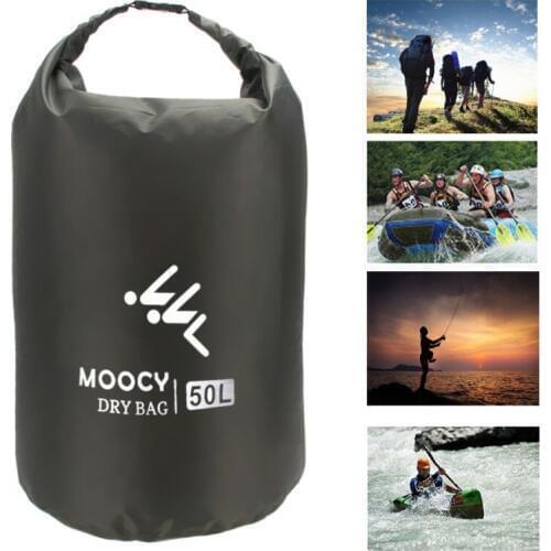 5L/20L/50L Ultralight Swimming Bag Quick Dry Outdoor Nylon Kayaking River Storage Drifting PVC Waterproof Rafting Drifting Bag