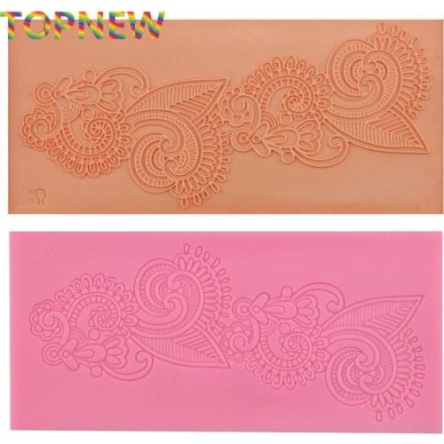 Peculiar Flower Lace Fondant Embossed Silicone Mould Sugarcraft Cake Decorating Tools Baking Mold 1898