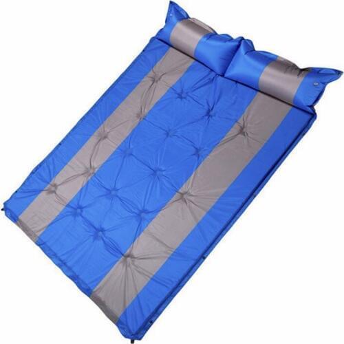Outdoor Camping Inflatable Tent Mat Mummy Pads With Pillow Air Mattress Utralight camping mat car travel bed Moisture-proof pad