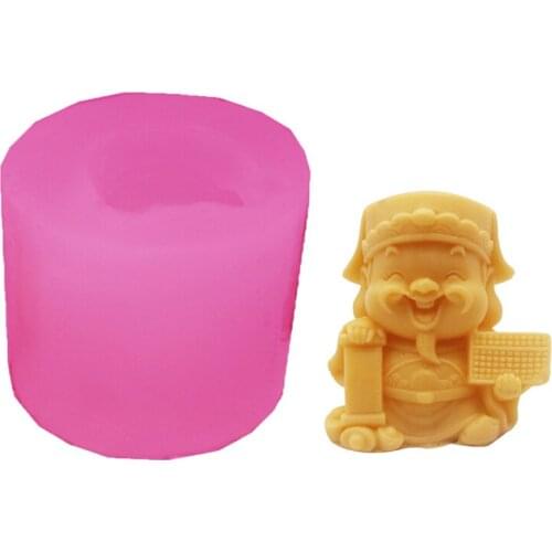 1 PCS Silicone Mold 3D Abacus Fortune DIY Handmade Soap Candle Animal Ornament For Chocolate Cake Tools Baking Decoration