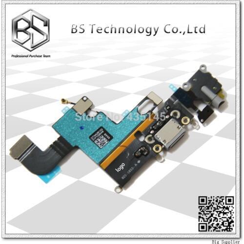 10pcs/lot For iPhone 6 Dock Connector Charging Port Flex Cable for iPhone6 Original Official New 4.7 inch