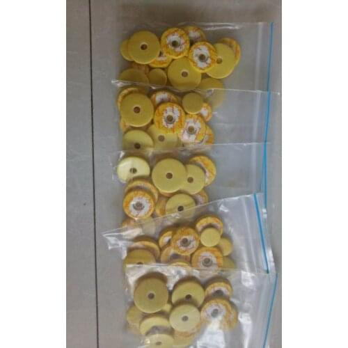 5PCS 16pcs Flute Pads Replacement Woodwind Close Hole Mat tone Repair Yellow Musical Accessory