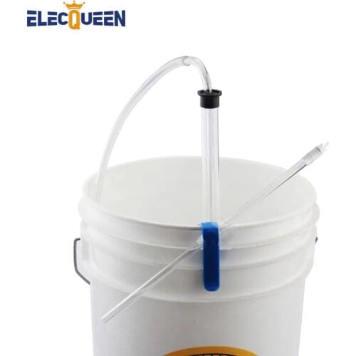 Auto siphon Racking Cane for Beer Wine Bucket Carboy , Easy Siphon Rack with Tube Clip Holder & Spring Loaded Beer Bottle Filler