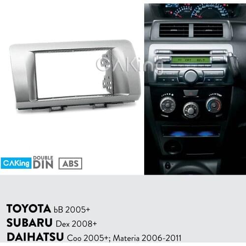 Car Fascia Radio Panel for Toyota bB 2005+;Subaru Dex 2008+;DAIHATSU Coo 2005+;Materia 2006-2011 Dash Kit Facia Bezel Console