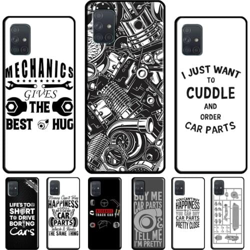 Car Parts Auto Mechanic Cover For Samsung A50 A70 A20S A10 A71 A51 A41 A31 A11 A02S A20e A21S A12 A32 A52 A72 Case